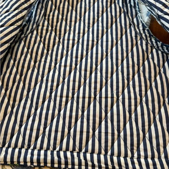 Japna Navy Floral Quilted Vest - Picture 3 of 6